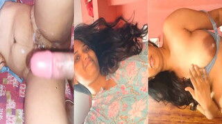 Sexy Desi Wife Blowjob and Fucking